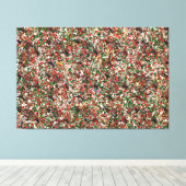 SPLT_24_005、アクション（ばちゃばちゃ）跳ねる絵を描の キャンバスプリント (インサイチュ (ウッドフロア))