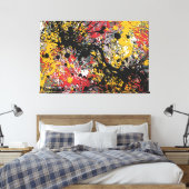 SPLT_24_007、アクション（ばちゃばちゃ）跳ねる絵を描の キャンバスプリント (インサイチュ (寝室))