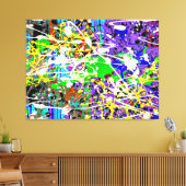 SPLTR DE MUNDO_04 – アクショ絵を描ン – Canvas Prin キャンバスプリント (インサイチュ (リビング))