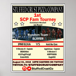 SPNKR B.E.N.Kk vsコアを保持 ポスター