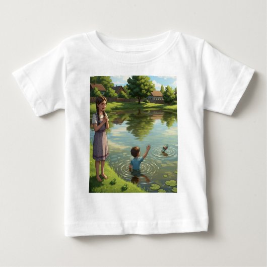 SPNP_ベビー用ファインジャージーTシャツ ベビーTシャツ (正面)