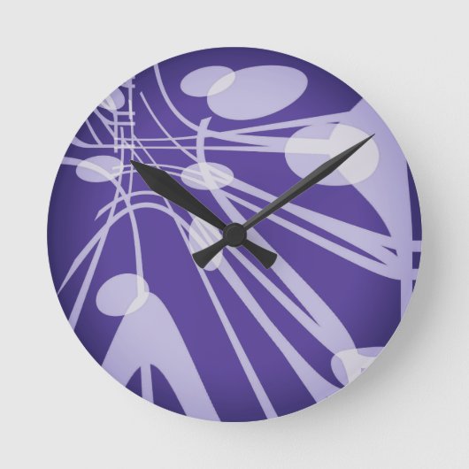 SPNP_8"円形アクリル壁時計 ラウンド壁時計 (正面)