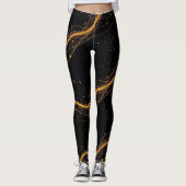 SPNP_Black stars Leggings レギンス (正面)