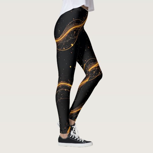 SPNP_Black stars Leggings レギンス (右)