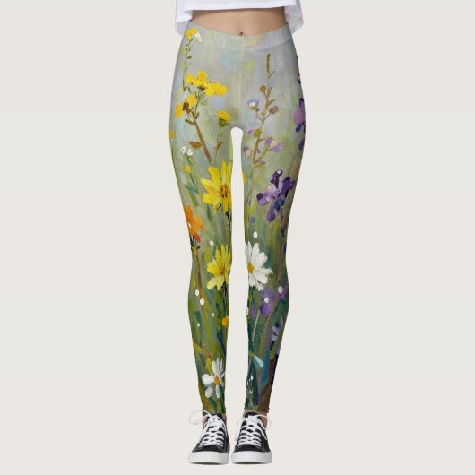 SPNP_Flowers_Leggings レギンス (正面)