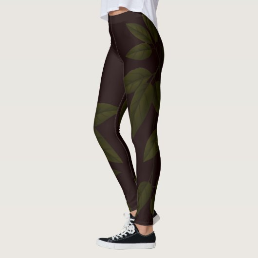 SPNP_Green_Leaves_Leggings レギンス (左)