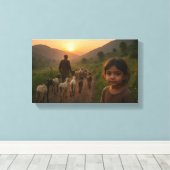 SPNP_Premium Wrapped Canvas キャンバスプリント (インサイチュ (ウッドフロア))