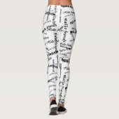 SPNP_ Text printed leggings レギンス (裏面)