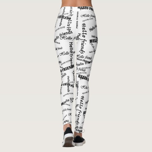 SPNP_ Text printed leggings レギンス (裏面)