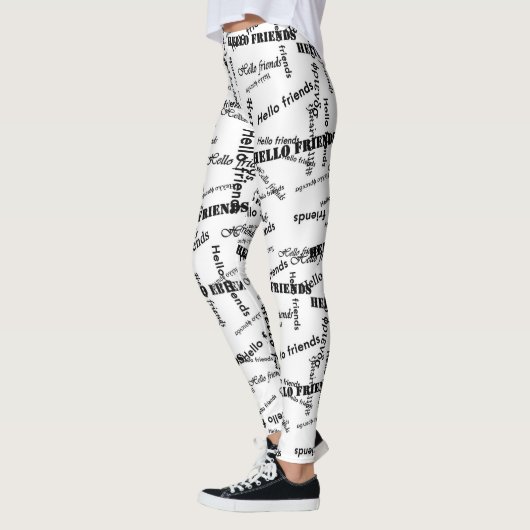 SPNP_ Text printed leggings レギンス (左)