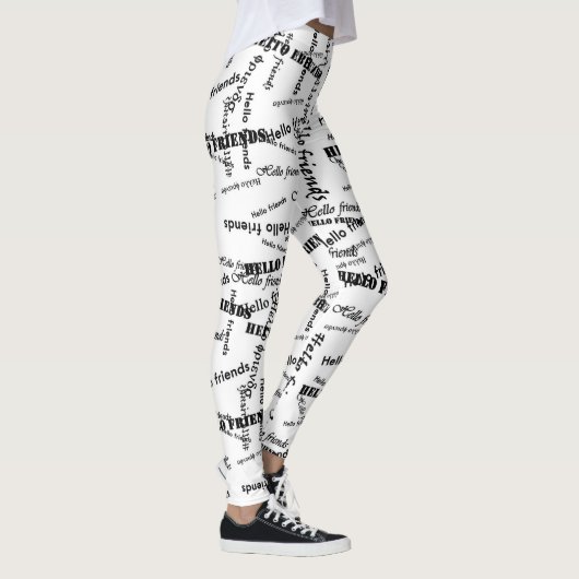 SPNP_ Text printed leggings レギンス (右)