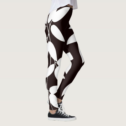 SPNP_White Leaves Leggings レギンス (右)