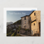 Spoccia Sunset, Valle Cannobina，イタリア ポストカード (正面/裏面)