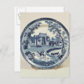 Spode blue and whiteプレート, c.1815 ポストカード (正面/裏面)