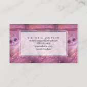 Spoiled Princess Cat Texting in Bed                名刺 (裏面)