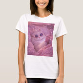 Spoiled Princess Cat Texting in Bed                Tシャツ (正面)