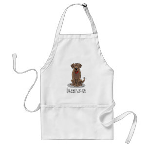 Spoiled Rotten Chocolate Lab Labrador Retriever スタンダードエプロン