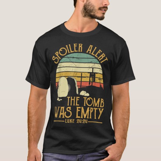 Spoiler Alert Tombamが空のShit Easter T-shirt C Tシャツ (正面)