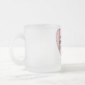 Spoils Me Tshirtsおよびギフトピンクの伯母さん フロストグラスマグカップ (左)