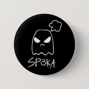 Spökaの黒 缶バッジ