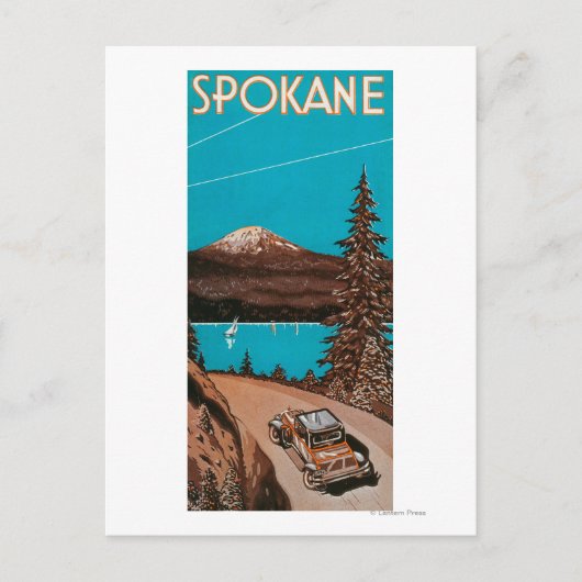 Spokane広告のポスター#2Spokane(WA) ポストカード (正面)