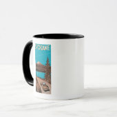 Spokane広告のポスター#2Spokane(WA) マグカップ (正面左)