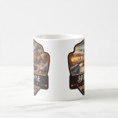 Spokane,ワシントン|ヴィンテージ コーヒーマグカップ (中央)