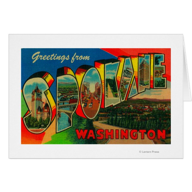 Spokane、ワシントン – 大文字のシーン2 (正面横)