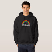 Spokane Rainbow LGBTQ Gay Pride Lesbians Queer パーカ (正面フル)