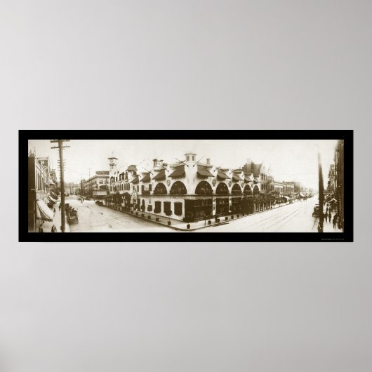 Spokane WAレストランフォト1908 ポスター (正面)