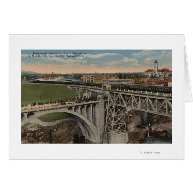 Spokane, WA – ユニオン太平洋鉄道竣工 (正面横)