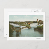 Spokane, WA – 中川滝の眺め ポストカード (正面/裏面)