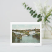 Spokane, WA – 中川滝の眺め ポストカード (スタンド正面)