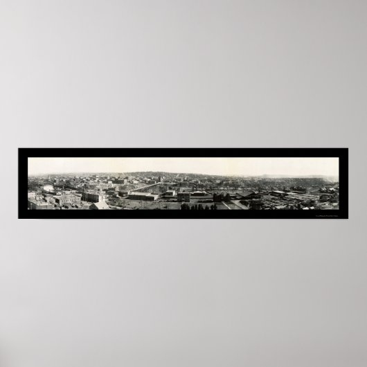 Spokane Washington写真1908 ポスター (正面)