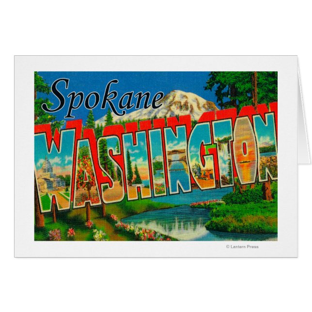 Spokane, Washington – ラージレターシーン (正面横)