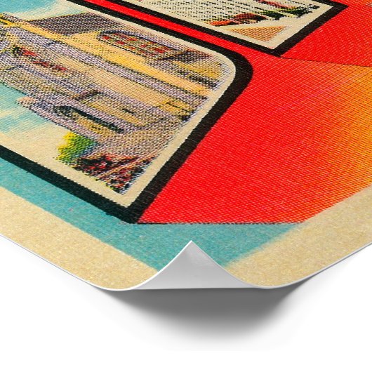 Spokane, Washington - Large Letter Scenes ポスター (角)