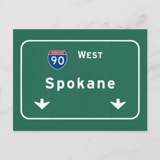Spokane Washington wa Interstate Highway Freeway : ポストカード