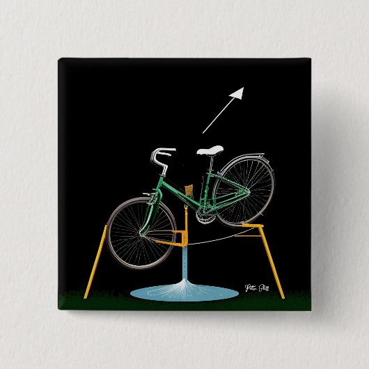 Spokes Petra Gliff Square Button 缶バッジ (正面)