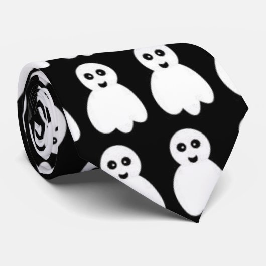 Spoky幽霊のタイ ネクタイ (ロール)