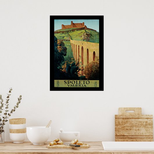 Spoleto – ウンブリア ポスター (キッチン)