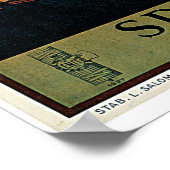 Spoleto Umbriaヴィンテージ旅行ポスター ポスター (角)