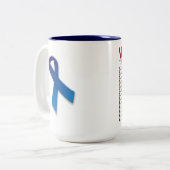 Spondylitisの膠着の認識度大きいコーヒーカップ ツートーンマグカップ (正面左)