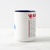 Spondylitisの膠着の認識度大きいコーヒーカップ ツートーンマグカップ (中央)