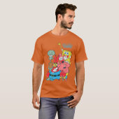 Spongebob Squarepants Classic Friends girl Tシャツ (正面フル)