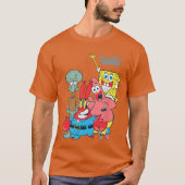 Spongebob Squarepants Classic Friends girl Tシャツ (正面)