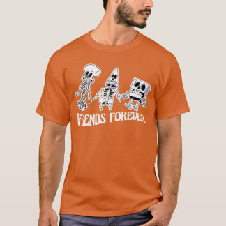 SpongeBob SquarePants Friends Forever Skeleton Bud Tシャツ