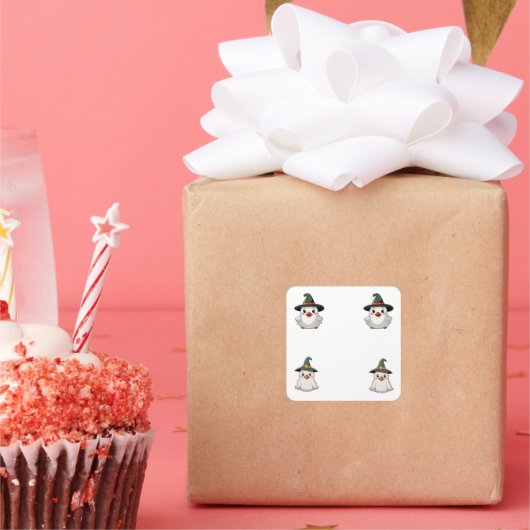 Spoo-sey Goosey Halloween Sticker Pack スクエアシール (パーティー)