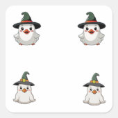 Spoo-sey Goosey Halloween Sticker Pack スクエアシール (正面)