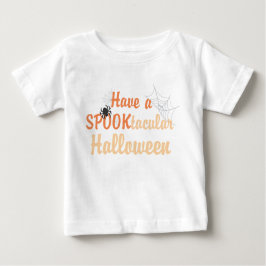 SPOOKタキュラーハロウィーンを持っている ベビーTシャツ