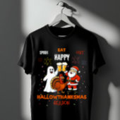 Spook Eat Gift Happy Hallowthanksmas Season Tシャツ